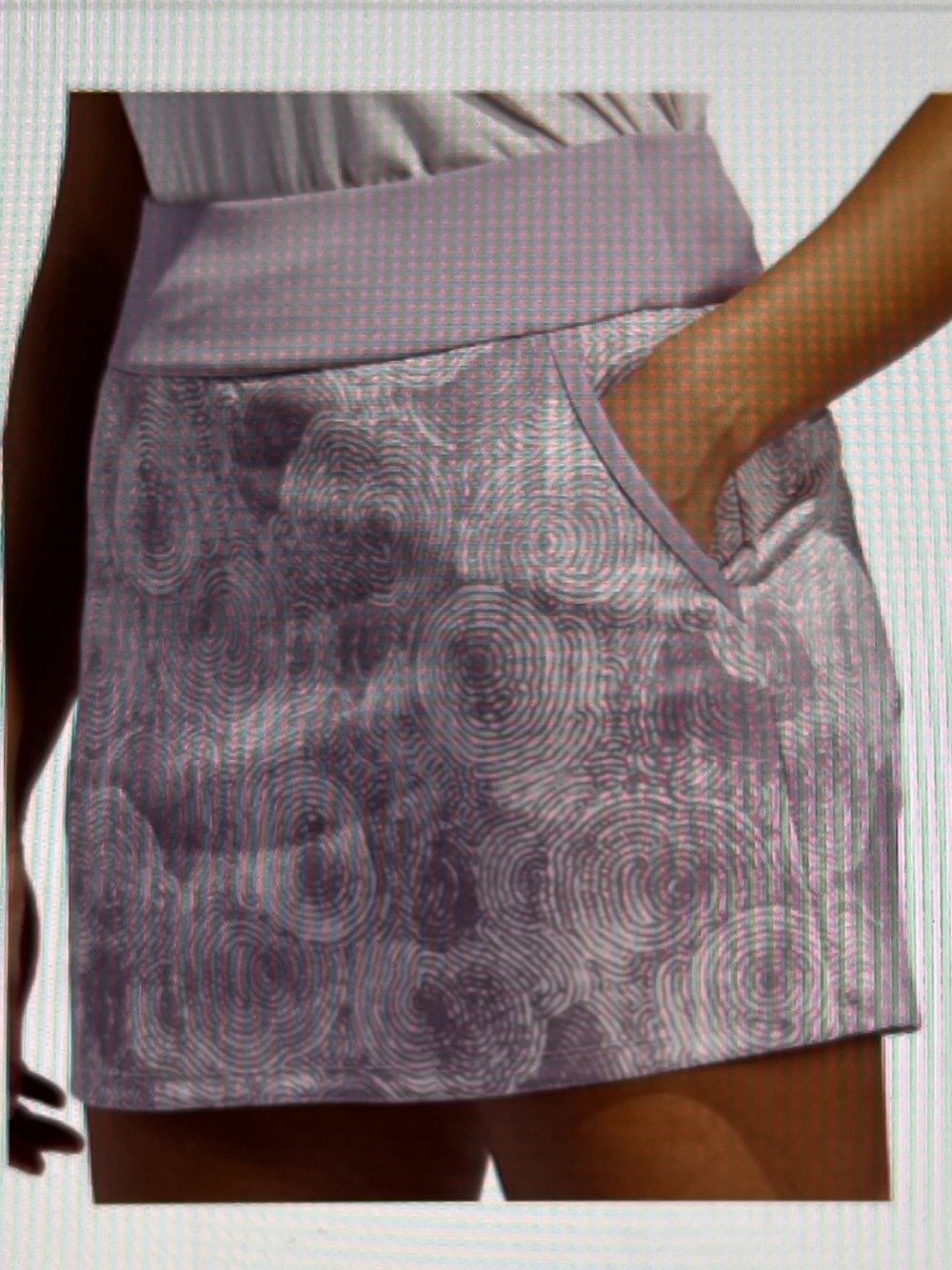adidas Women's Printed Skort Golf Tennis Athletic Lined Pockets size L NWT